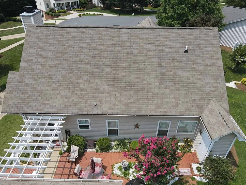Emergency storm damage roof repair in Winston-salem, NC by Best Roofing of Winston-Salem