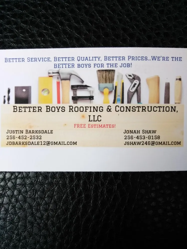 Slide of Better boys roofing and construction