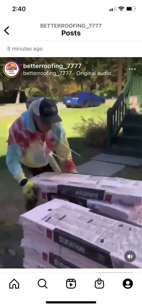 Slide of Better Roofing