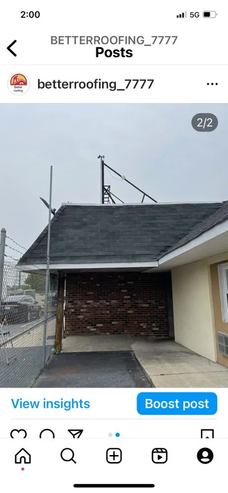 Slide of Better Roofing