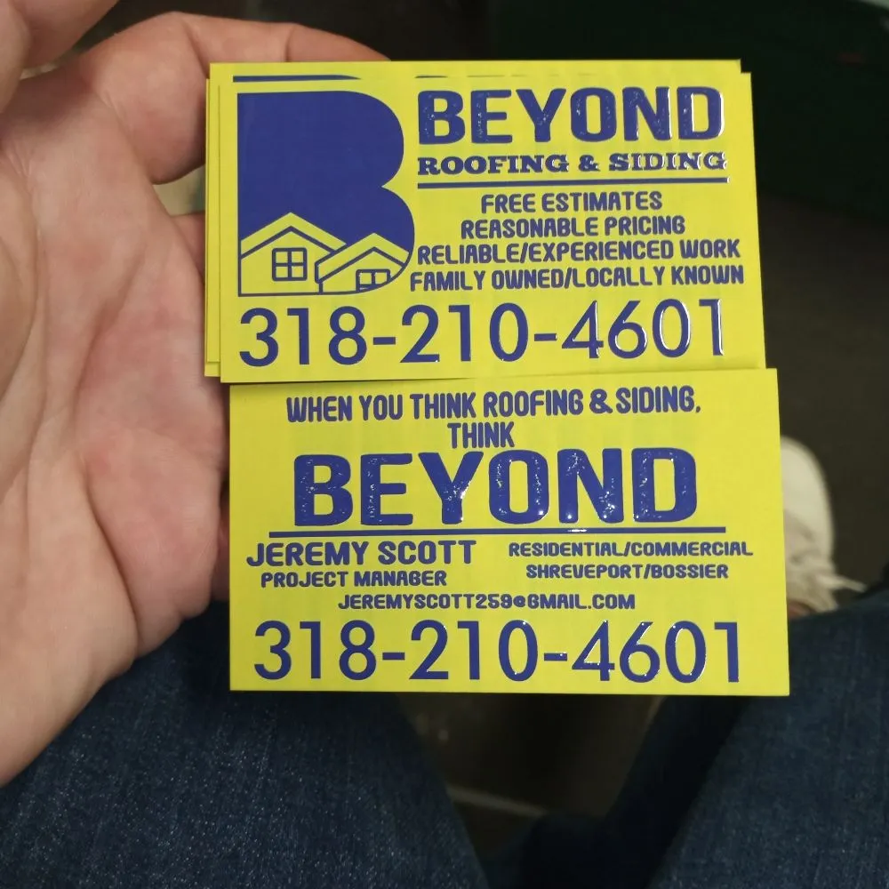 Slide of BEYOND Roofing and Siding