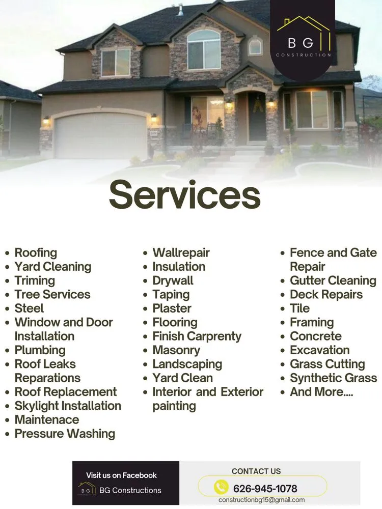 Slide of BG Construction