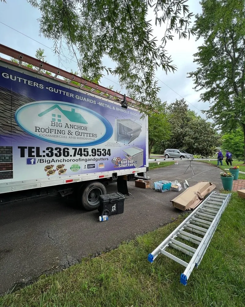 Slide of Big Anchor Roofing & Gutters