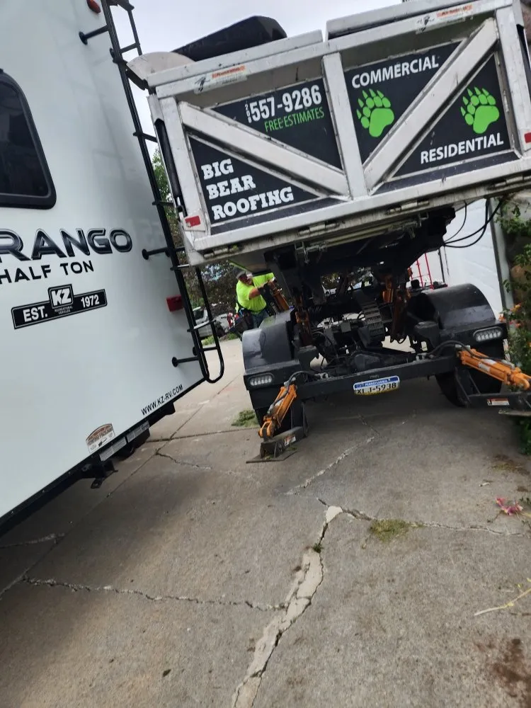 Slide of BIg Bear Roofing