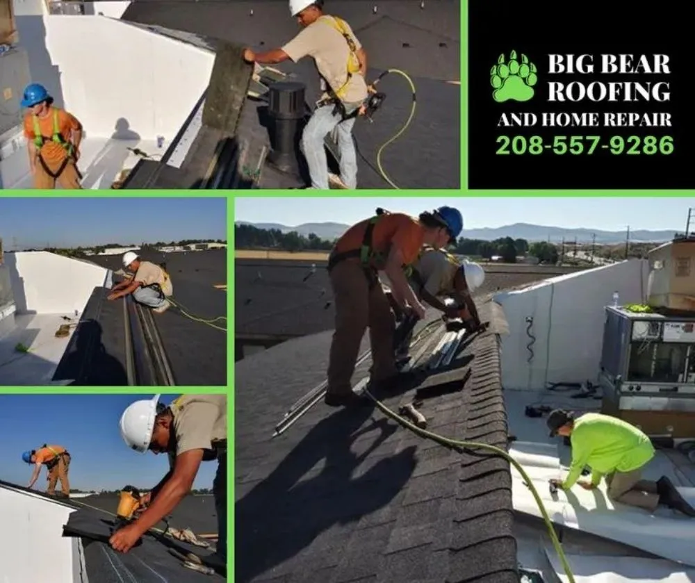 Slide of BIg Bear Roofing