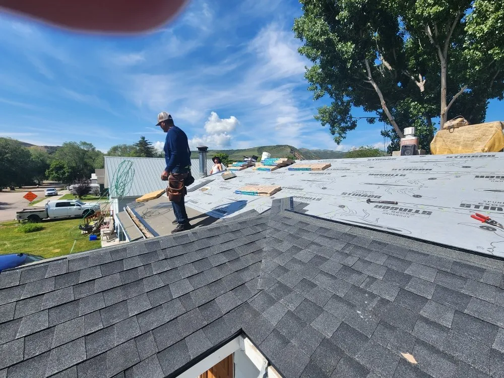 Slide of BIg Bear Roofing