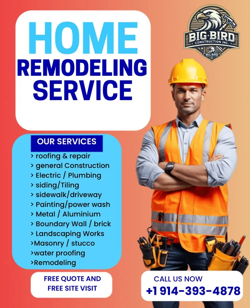 Slide of Big Bird Construction