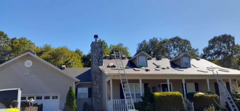 Slide of Big Eagle Roofing Services