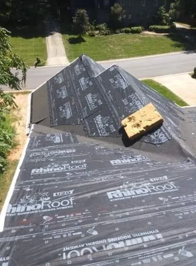 Slide of Big Eagle Roofing Services