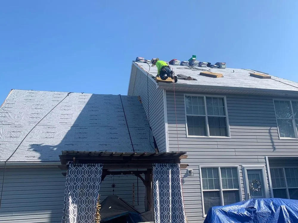 Slide of Big Eagle Roofing Services