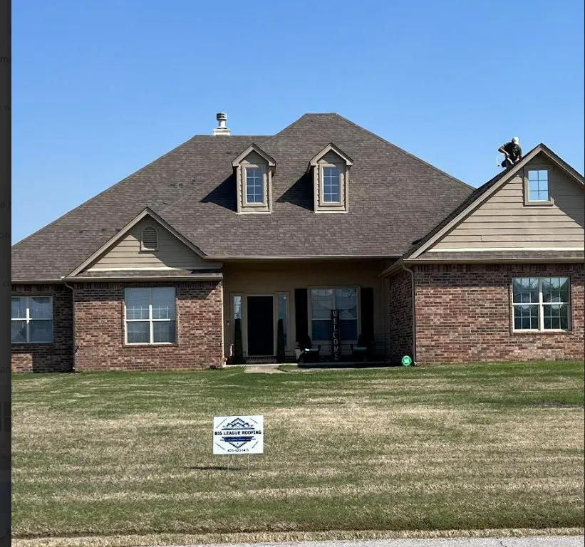 Slide of Big League Roofing