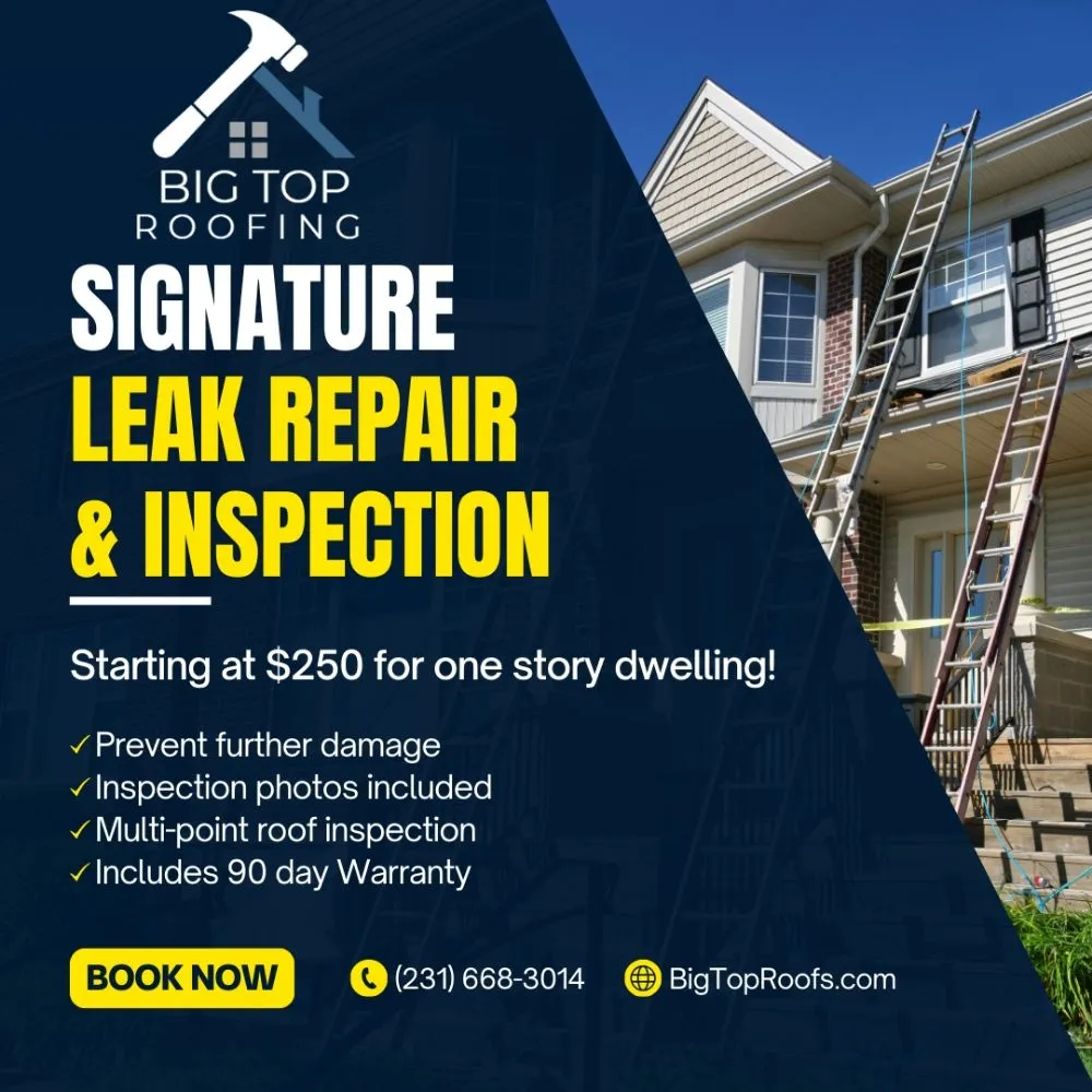 Slide of Big Top Roofing