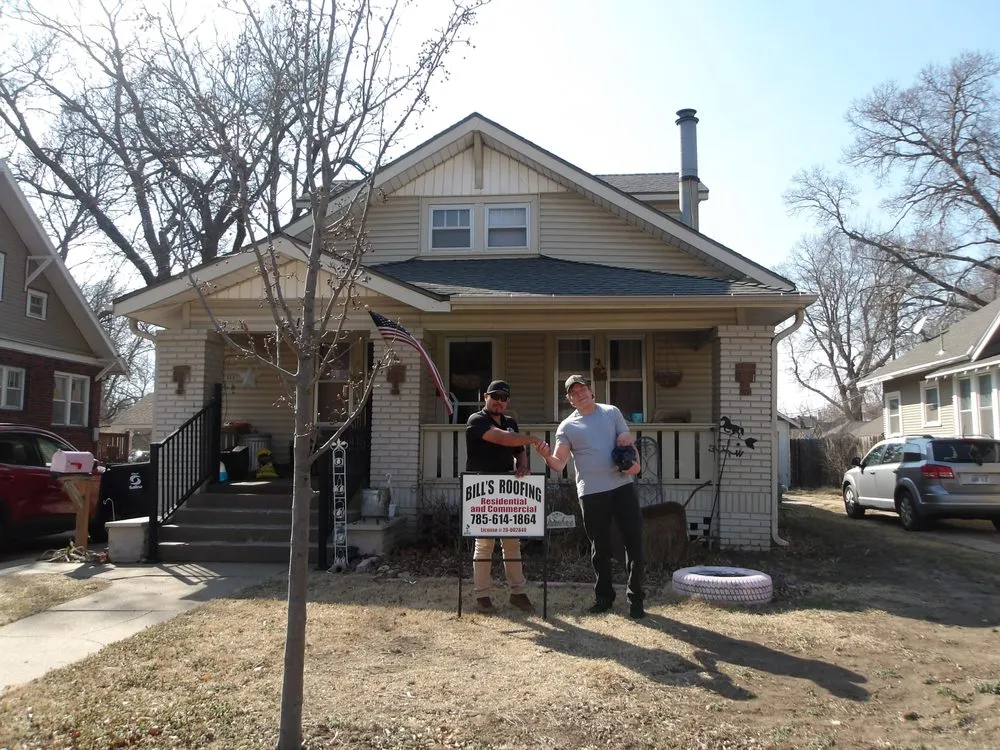 Slide of Bill's Roofing