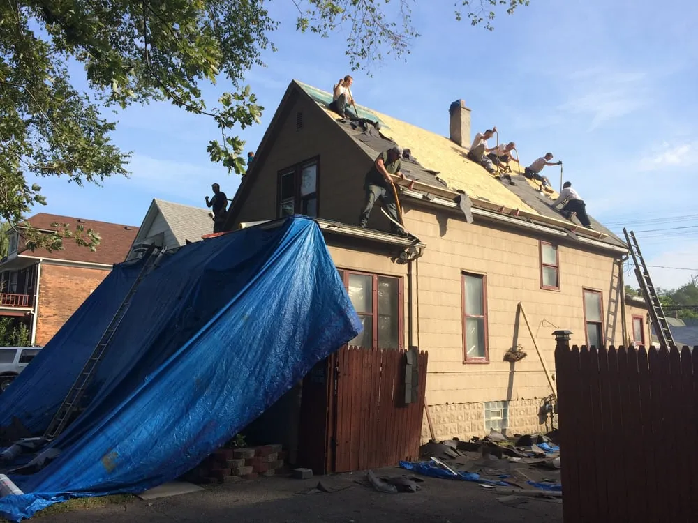 Slide of Billy's Roofing