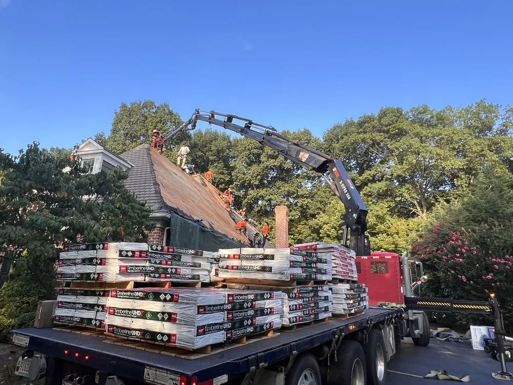 Local residential roofing service after storm damage in Mt Holly Springs, PA by Biniek Specialty Contractors