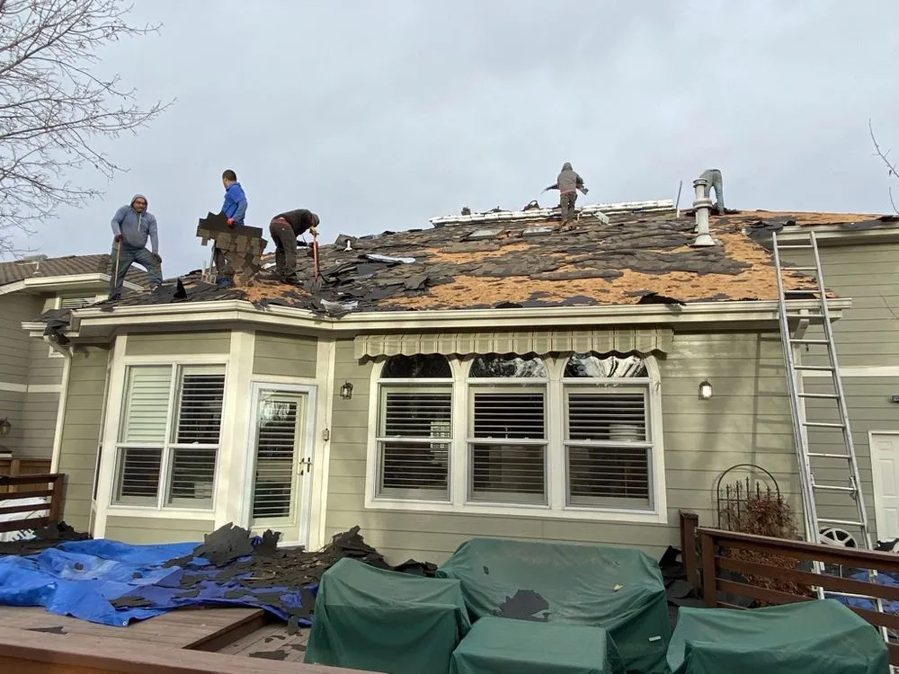 Slide of Birdie Roofing Company