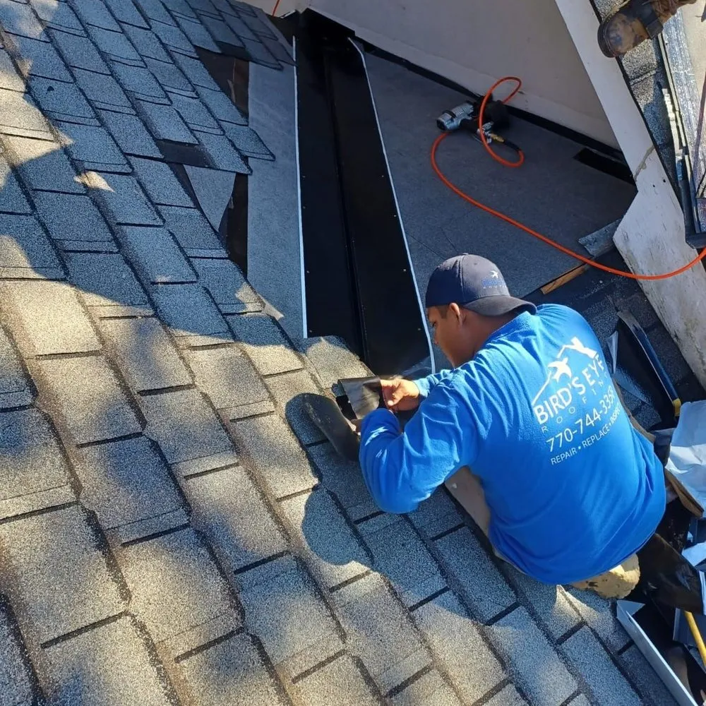 Slide of Bird's Eye Roofing Company