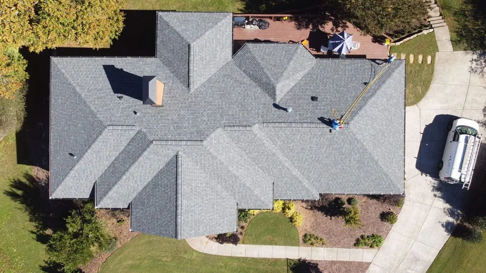 Slide of Bird's Eye Roofing Company