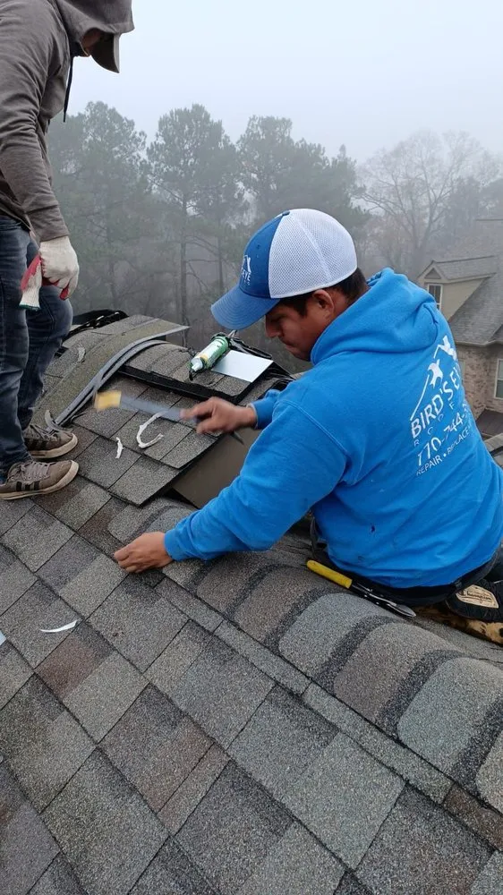 Slide of Bird's Eye Roofing Company