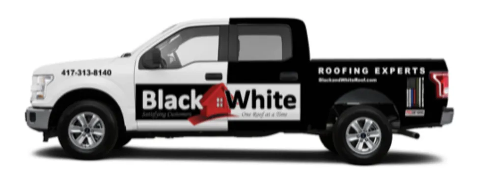 Slide of Black & White Roofing