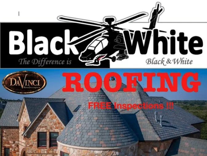 Slide of Black & White Roofing