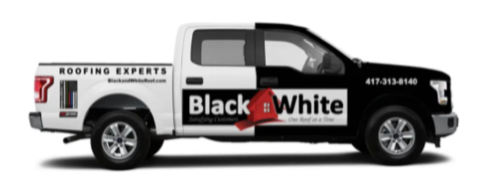 Slide of Black & White Roofing