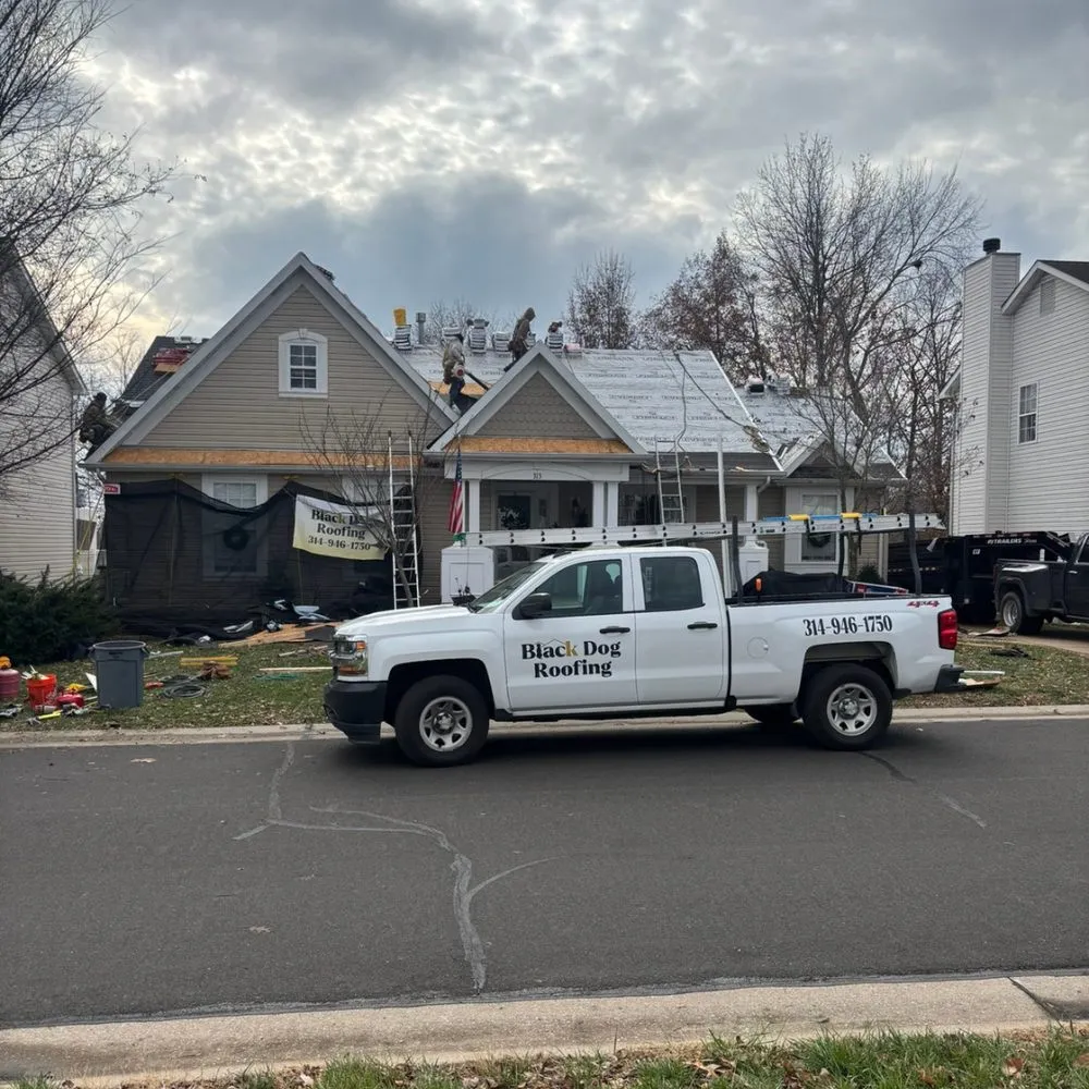 Professional residential roofing service experts serving St Louis, MO - Black Dog Roofing