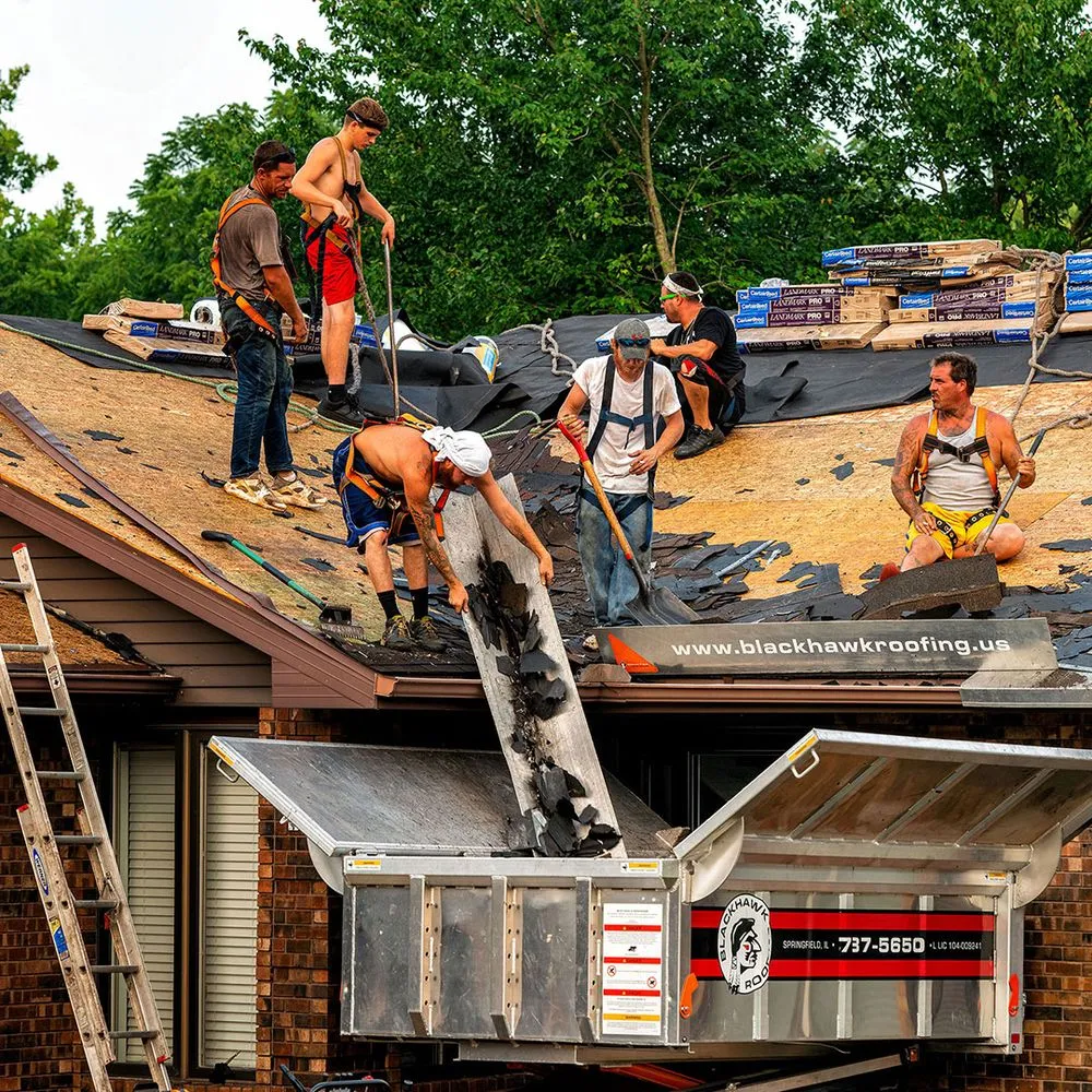 Slide of Blackhawk Roofing