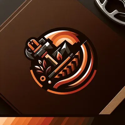 Blacklight Construction & Landscape Logo