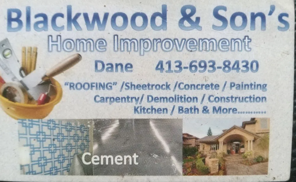 Slide of Blackwood & Son's Home Improvement