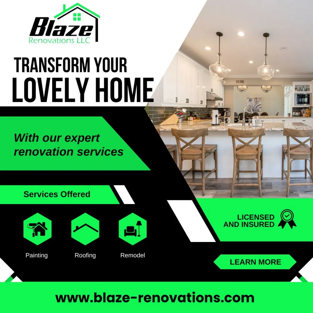 Slide of Blaze Renovations