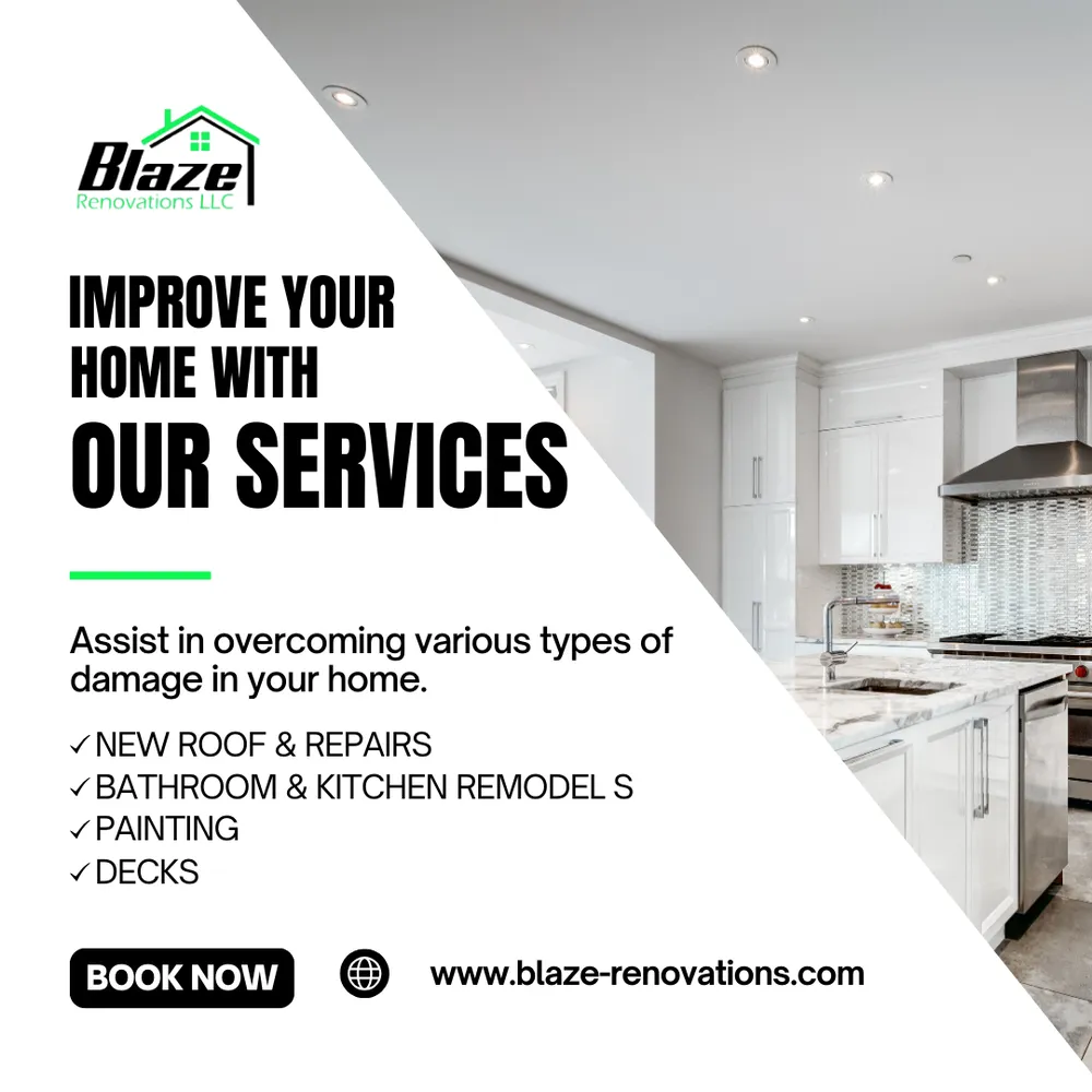 Slide of Blaze Renovations