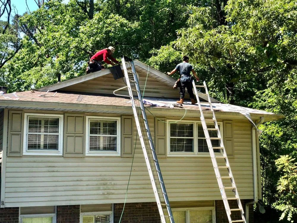 Slide of Blue Angels Roofing