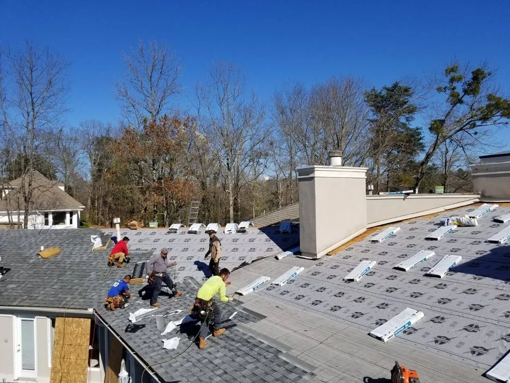 Slide of Blue Angels Roofing