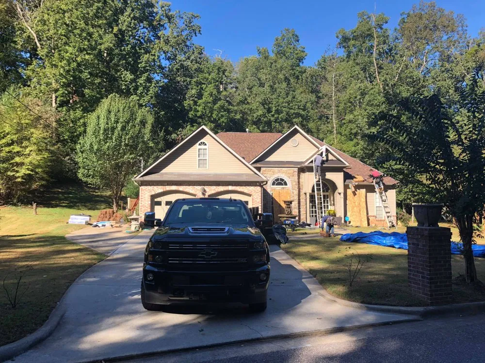Slide of Blue Angels Roofing