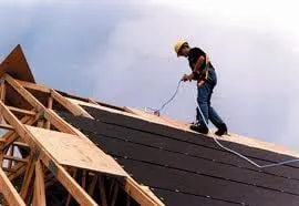 Blue Bird Overhead Doors Roof Installation