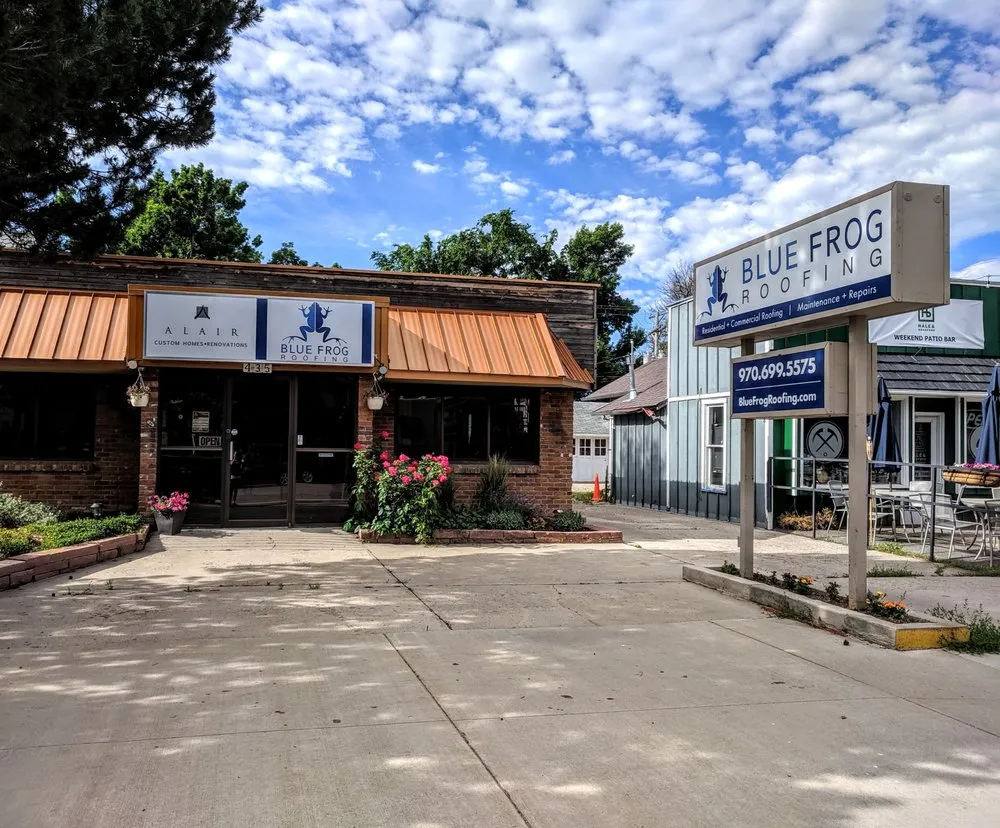 Slide of Blue Frog Roofing