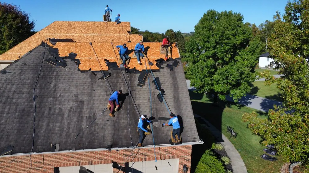 Slide of Blue Grass Roofing Services