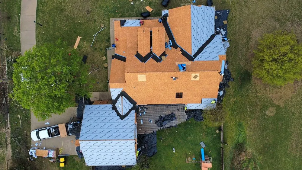 Slide of Blue Hammer Roofing