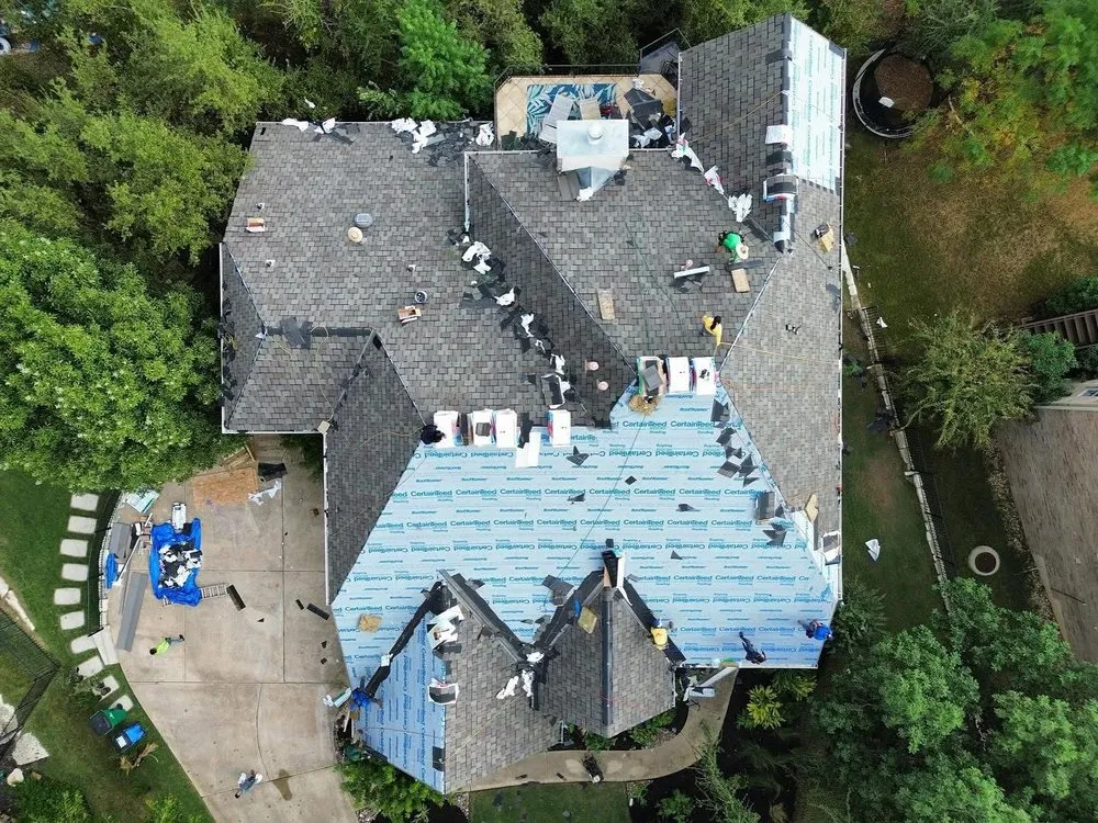 Slide of Blue Hammer Roofing