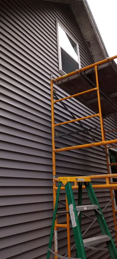 Slide of Blue Ladder Construction