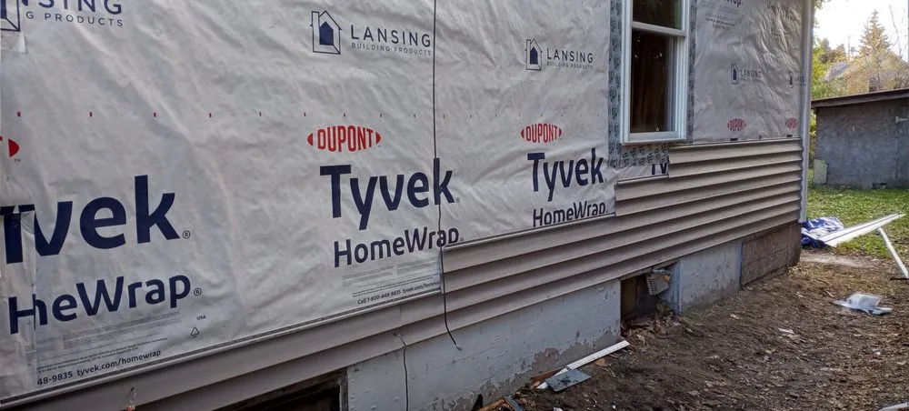 Slide of Blue Ladder Construction