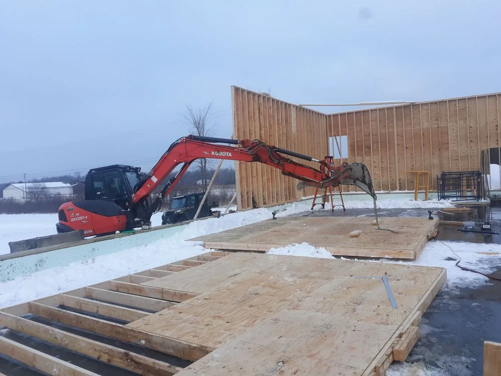 Slide of Blue Ladder Construction