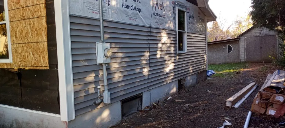 Slide of Blue Ladder Construction