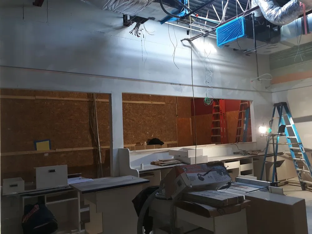 Slide of Blue Ladder Construction