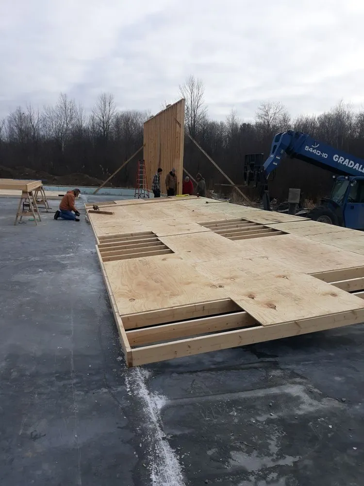 Slide of Blue Ladder Construction