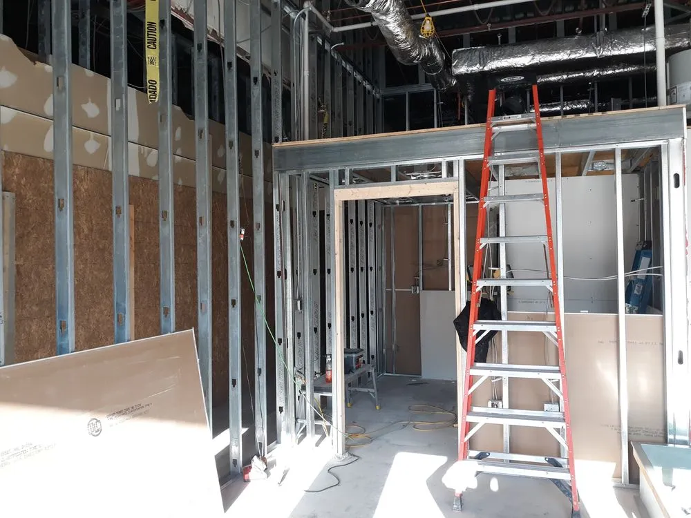 Slide of Blue Ladder Construction