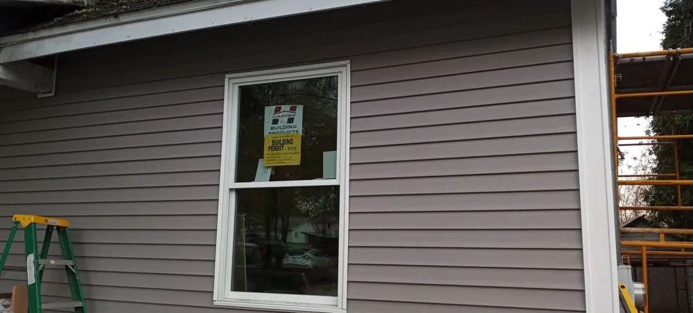 Slide of Blue Ladder Construction