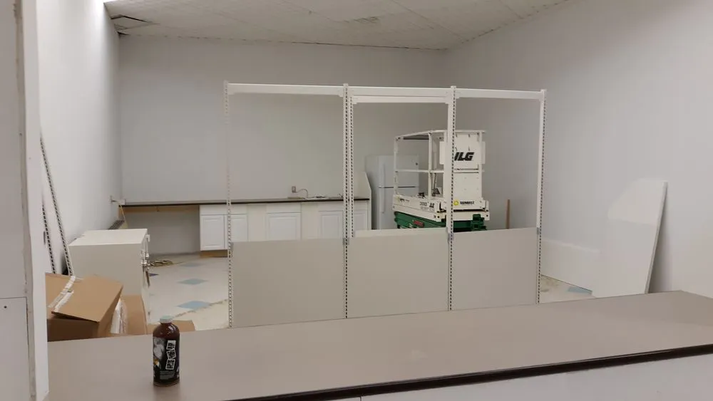 Slide of Blue Ladder Construction