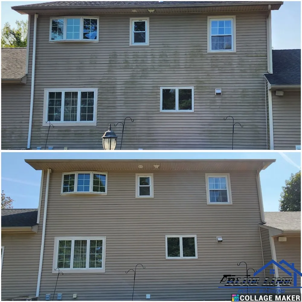 Slide of Blue Line House Washing